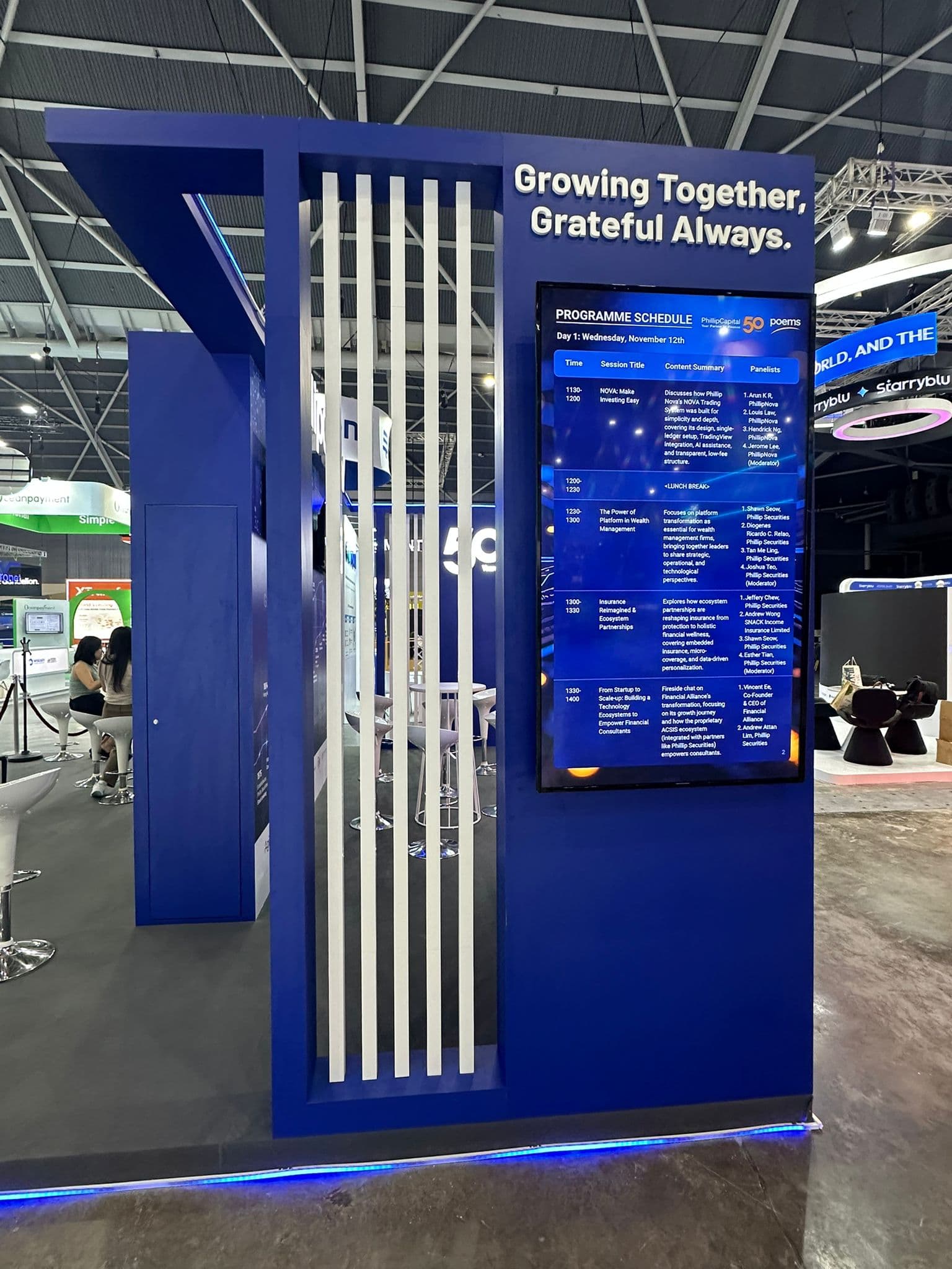 Phillip Capital Exhibition Booth 6