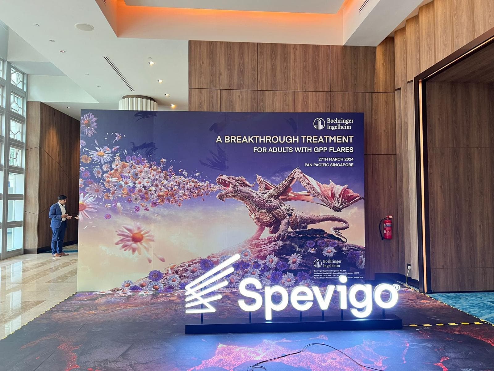 Boehringer Ingelheim Event Backdrop 4